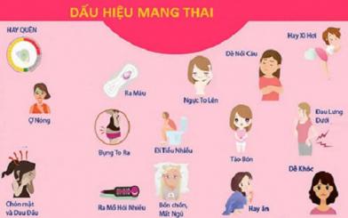 21 dấu hiệu có thai chính xác và dễ nhận biết