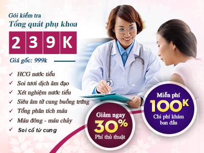 Gói khám tổng quát phụ khoa