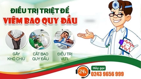 Điều trị bao quy đầu bị sưng mọng nước ở trẻ nhỏ