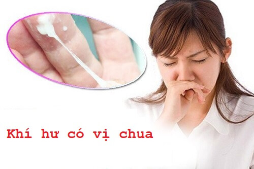 Khí hư có vị chua
