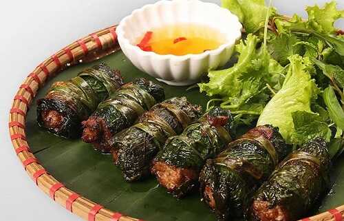 Chữa yếu sinh lý bằng lá lốt cuốn thịt bò