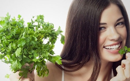 Rau mùi tây trị rối loạn kinh nguyệt có thật sự hiệu quả?