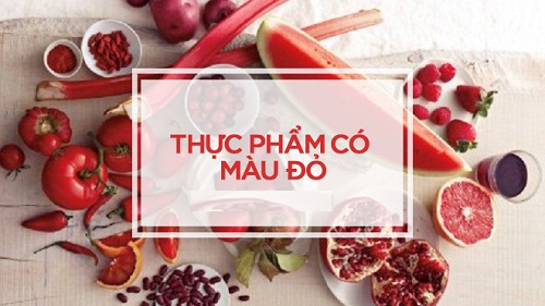 Thực phẩm có màu đỏ