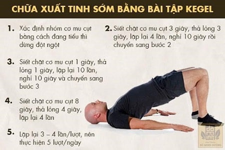 Hỗ trợ cải thiện xuất tinh sớm tại nhà